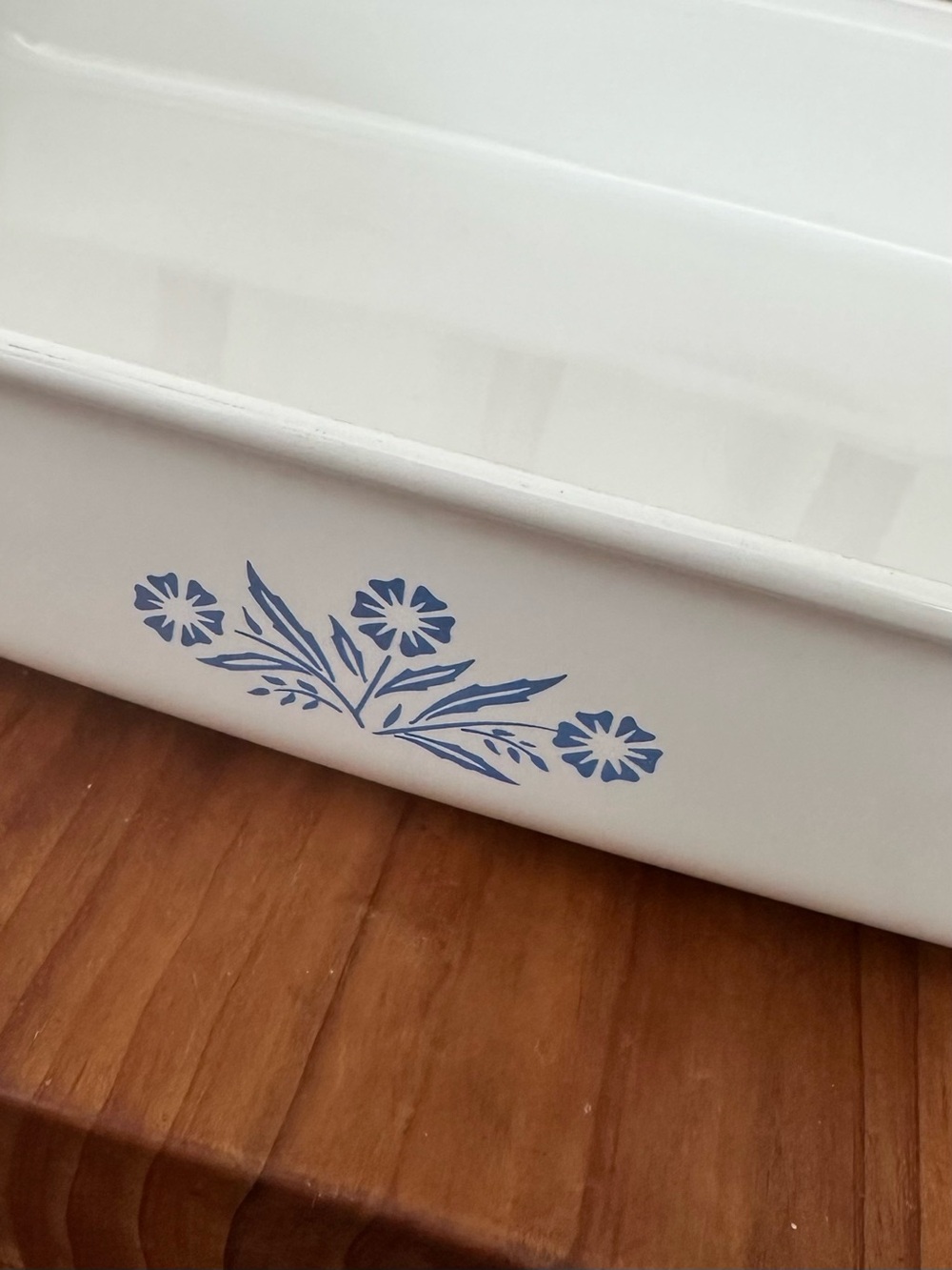 Vintage Corning Ware Blue Cornflower P-332 Rectangular Baking Dish Bakeware - Picture 2 of 11